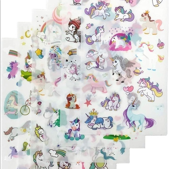 RAINBOW unicorn 9pc gift set - Picture 7 of 8